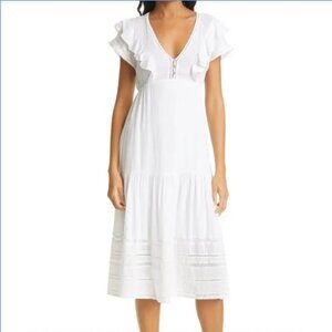 Rails Eden Lace Linen blend midi dress Size Small